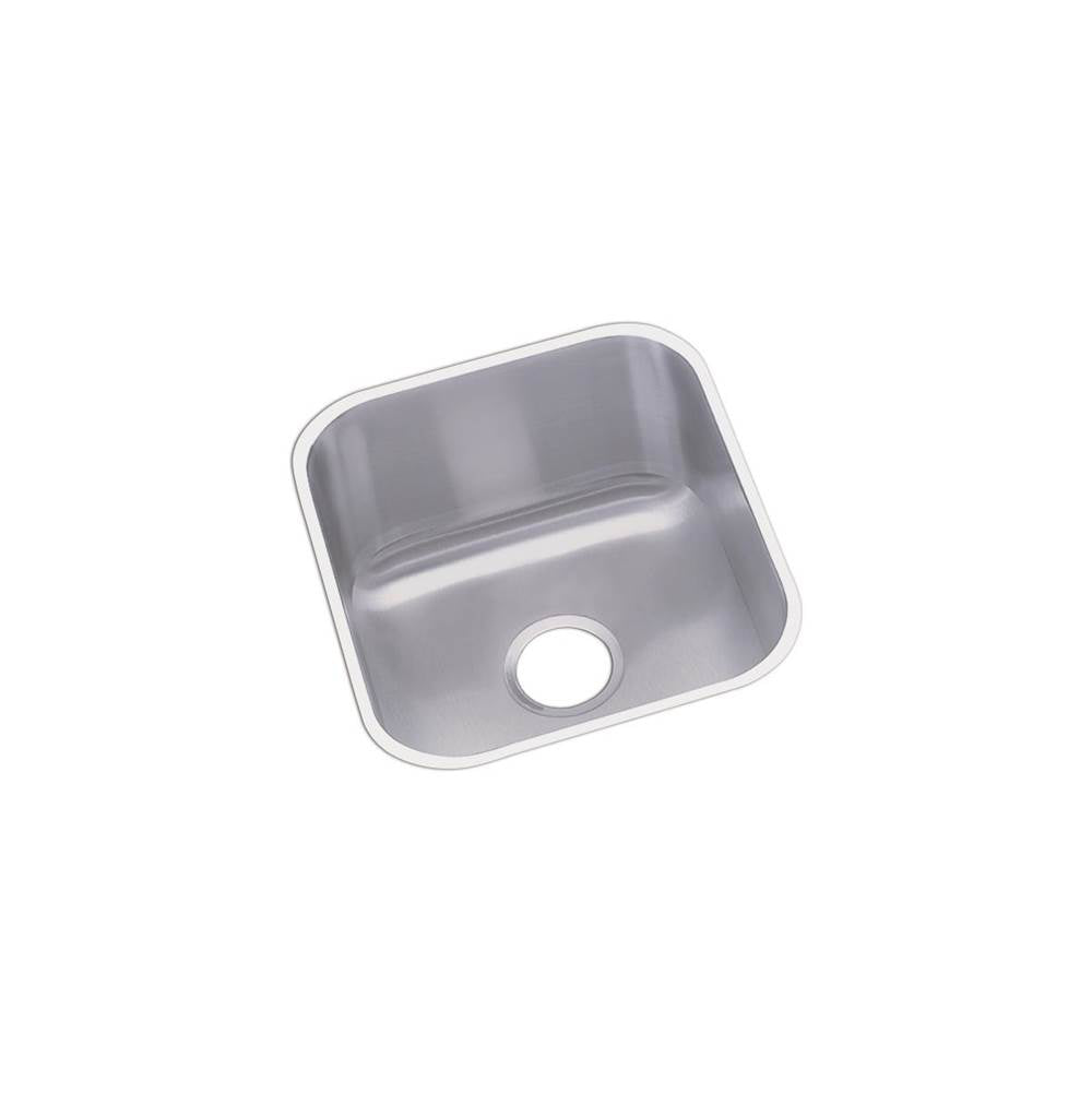 Elkay - 18 Gauge Stainless Steel 16.5'' x 18.25'' x 8'' Single Bowl Undermount Bar/Prep Sink - Radiant Satin