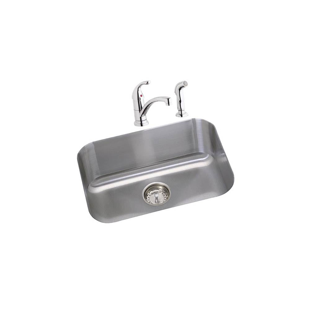 Elkay - DISCONTINUED - USE DXUH2115 sink, LK1501CR faucet, D1125 drain separately - Radiant Satin