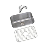Elkay - DISCONTINUED - USE DXUH2115 sink, LK5000CR faucet, GBG2115SS bottom grid, D1125 drain separately - Radiant Satin