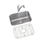Elkay - DISCONTINUED - USE DXUH2115 sink, LK5000CR faucet, GBG2115SS bottom grid, D1125 drain separately - Radiant Satin