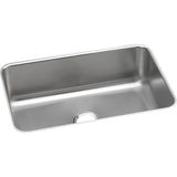 Elkay - 18 Gauge Stainless Steel 26.5'' x 18.5'' x 8'' Single Bowl Undermount Kitchen Sink - Radiant Satin