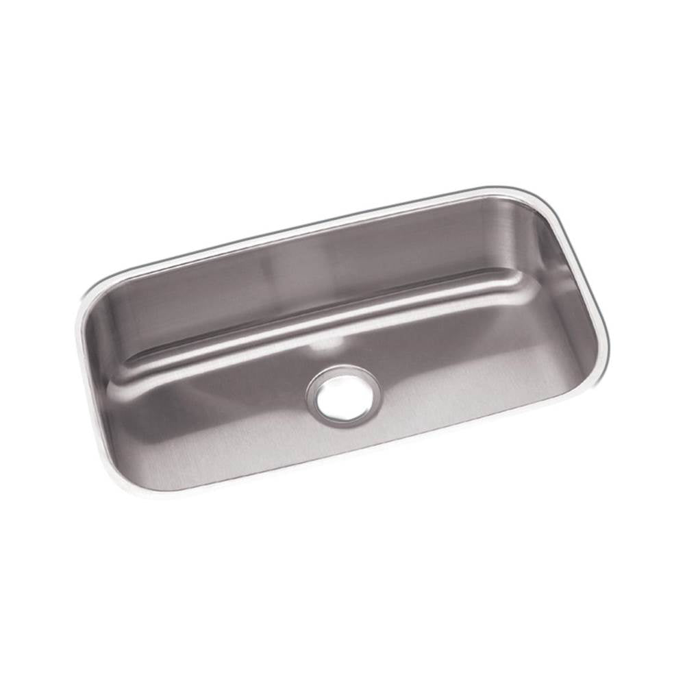 Elkay - 18 Gauge Stainless Steel 30.5'' x 18.25'' x 8'' Single Bowl Undermount Kitchen Sink - Radiant Satin