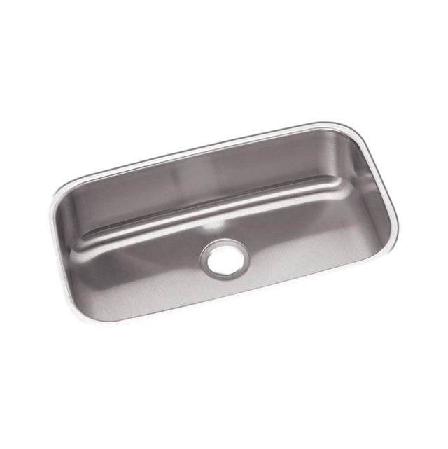 Elkay - 18 Gauge Stainless Steel 30.5'' x 18.25'' x 8'' Single Bowl Undermount Kitchen Sink - Radiant Satin