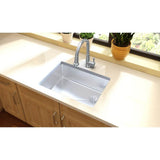 18 Gauge Stainless Steel 25.5'' x 18.5'' x 9'' Single Bowl Undermount Kitchen Sink