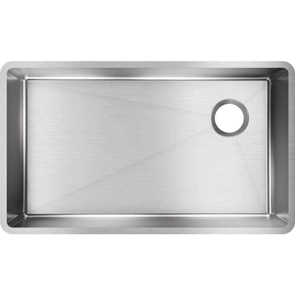 18 Gauge Stainless Steel 31.5'' x 18.5'' x 9'' Single Bowl Undermount Kitchen Sink