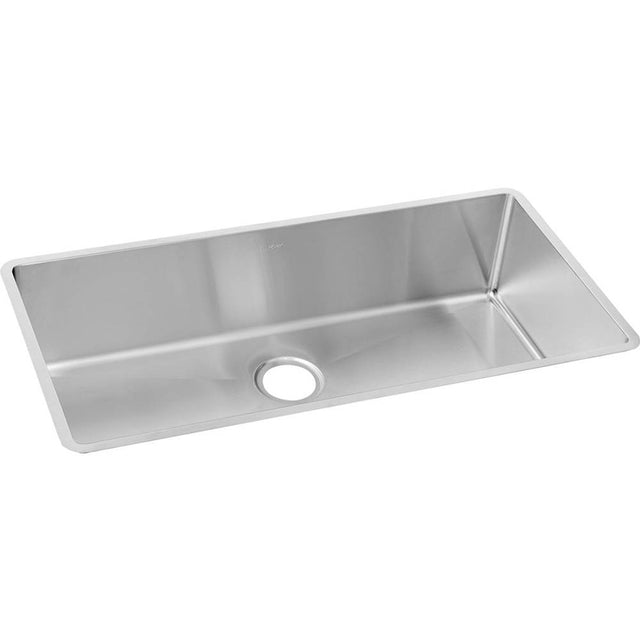 Elkay - 18 Gauge Stainless Steel 36.5'' x 18.5'' x 9'' Single Bowl Undermount Kitchen Sink - Polished Satin