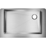 18 Gauge Stainless Steel 35.875'' x 20.25'' x 9'' Single Bowl Farmhouse Undermount Kitchen Sink
