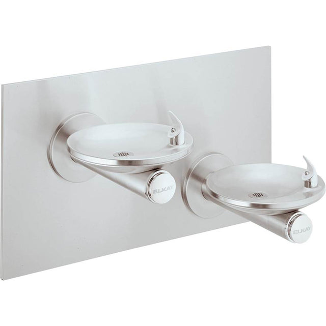 Elkay - SwirlFlo Bi-Level Fountain Non-Filtered Non-Refrigerated, Stainless - Stainless Steel