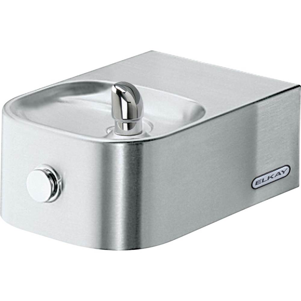 Elkay - Soft Sides Single Fountain Non-Filtered Non-Refrigerated, Stainless - Stainless Steel