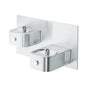 Elkay - Soft Sides Bi-Level Fountain Non-Filtered Non-Refrigerated, Freeze Resistant Stainless - Stainless Steel