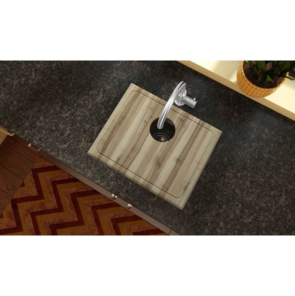 Hardwood 20-1/2'' x 16-5/8'' x 1'' Cutting Board