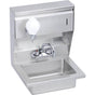 Elkay - Hand Sink, 18X15 OA, 14X10X5 Bowl, Soap & Towel Dispenser, Faucet, 18 GA 300 Series SS, NSF - No.4 Finish