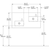 Soft Sides Heavy Duty Bi-Level Reverse Fountain, Non-Filtered Non-Refrigerated Stainless