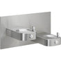 Elkay - Slimline Soft Sides Heavy Duty Bi-Level Fountain, Non-Filtered Non-Refrigerated Freeze Resistant Stainless - Stainless Steel