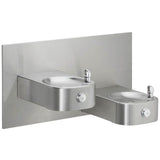 Elkay - Soft Sides Heavy Duty Bi-Level Reverse Fountain, Non-Filtered Non-Refrigerated Stainless - Stainless Steel