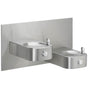 Elkay - Soft Sides Heavy Duty Bi-Level Reverse Fountain, Non-Filtered Non-Refrigerated Stainless - Stainless Steel