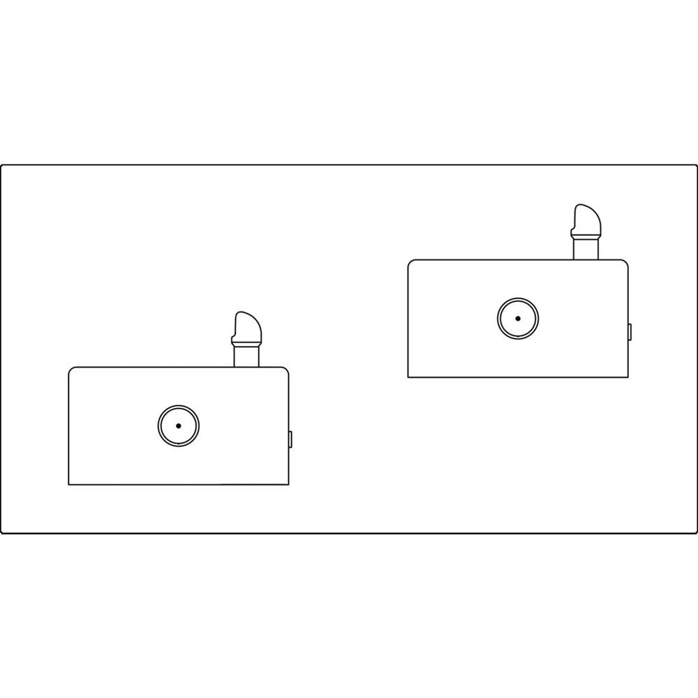 Soft Sides Heavy Duty Bi-Level Reverse Fountain, Non-Filtered Non-Refrigerated Stainless