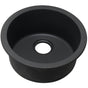 Elkay - Quartz Classic 18-1/8'' x 18-1/8'' x 7-1/2'' Single Bowl Dual Mount Bar Sink, Black - Black