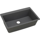Elkay - Quartz Classic 33'' x 20-7/8'' x 9-7/16'' Single Bowl Drop-in Sink, Dusk Gray - Dusk Gray