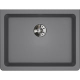 Quartz Classic 25'' x 18-1/2'' x 5-1/2'' Undermount ADA Sink with Perfect Drain, Black