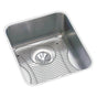 Elkay - 18 Gauge Stainless Steel 14'' x 18.5'' x 7.875'' Single Bowl Undermount Kitchen Sink Kit - Lustrous Satin