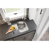 18 Gauge Stainless Steel 13.5'' x 20.4375'' x 9'' Single Bowl Undermount Kitchen Sink Kit