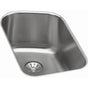 Elkay - 18 Gauge Stainless Steel 13.5'' x 20.4375'' x 9'' Single Bowl Undermount Kitchen Sink Kit - Lustrous Satin