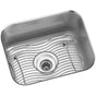 Elkay - 18 Gauge Stainless Steel 14.5'' x 11.75'' x 7'' Single Bowl Undermount Bar/Prep Sink Kit - Lustrous Satin