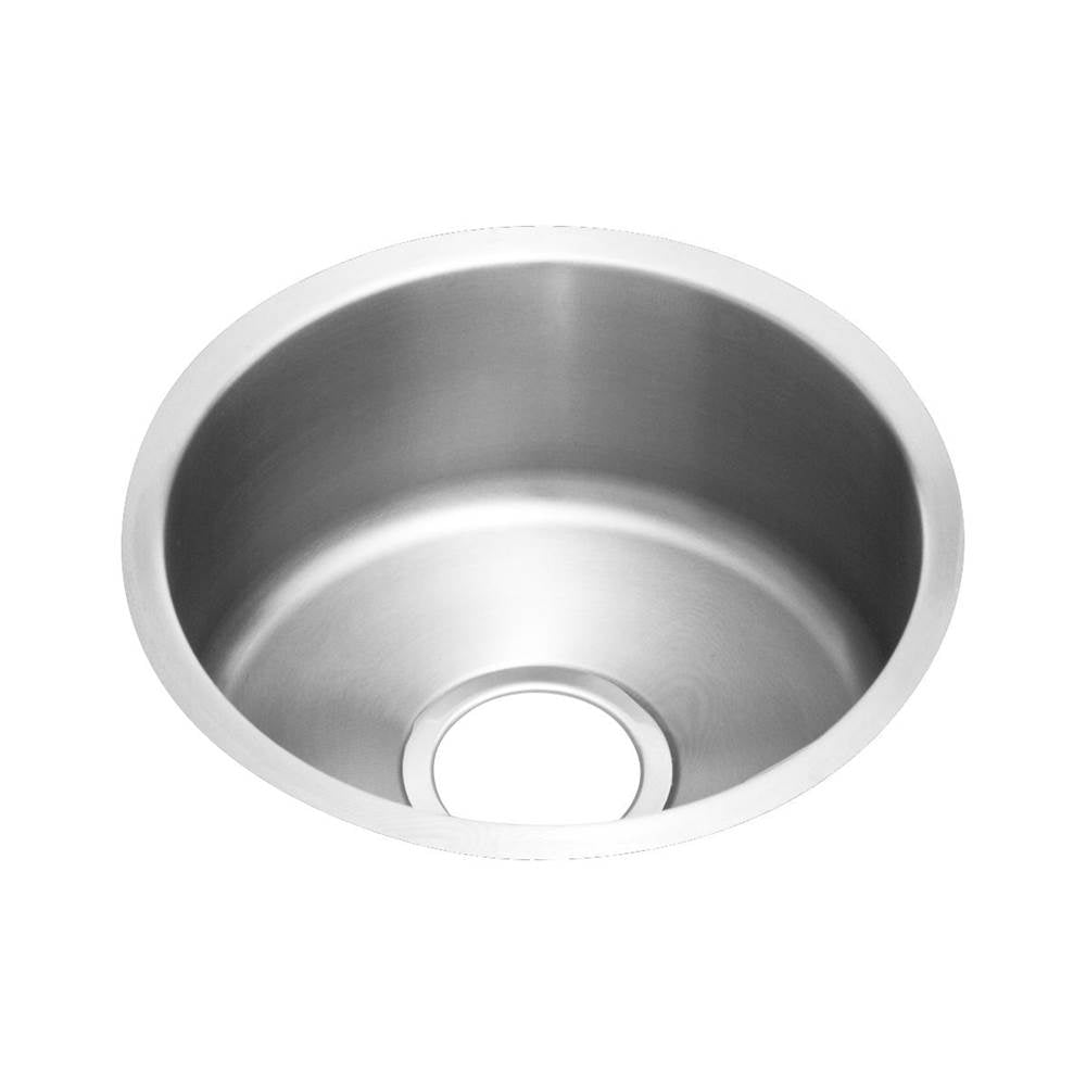 Elkay - 18 Gauge Stainless Steel 14.375'' x 14.375'' x 6'' Single Bowl Undermount Kitchen Sink - Lustrous Satin
