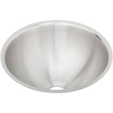 Elkay - 18 Gauge Stainless Steel 14.375'' x 14.375'' x 6'' Single Bowl Undermount Bathroom Sink - Lustrous Satin