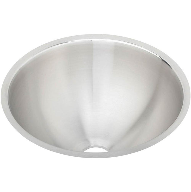 Elkay - 18 Gauge Stainless Steel 14.375'' x 14.375'' x 6'' Single Bowl Undermount Bathroom Sink - Lustrous Satin