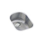 Elkay - 18 Gauge Stainless Steel 14'' x 17.5'' x 7.5'' Single Bowl Undermount Kitchen Sink Kit - Lustrous Satin