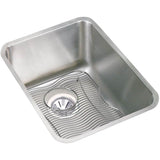Elkay - 18 Gauge Stainless Steel 16.5'' x 20.5'' x 9.875'' Single Bowl Undermount Kitchen Sink Kit - Lustrous Satin