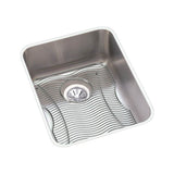 Elkay - 18 Gauge Stainless Steel 16.5'' x 20.5'' x 7.875'' Single Bowl Undermount Kitchen Sink Kit - Lustrous Satin