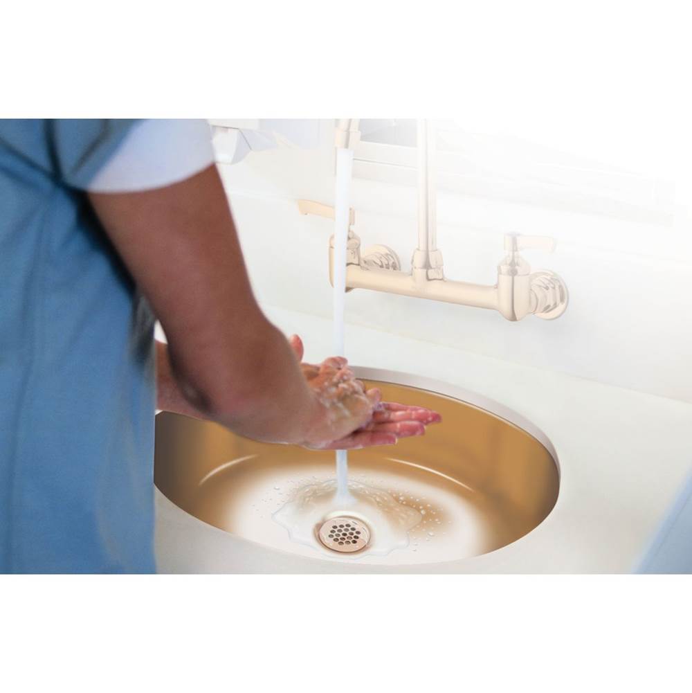 18 Gauge CuVerro antimicrobial copper 18'' x 14'' x 6'' Single Bowl Undermount Bathroom Sink