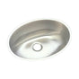 Elkay - 18 Gauge Stainless Steel 18'' x 14'' x 6'' Single Bowl Undermount Bathroom Sink - Lustrous Satin