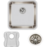 18 Gauge Stainless Steel 18.5'' x 18.5'' x 7.875'' Single Bowl Undermount Kitchen Sink Kit