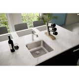 18 Gauge Stainless Steel 18.5'' x 18.5'' x 7.875'' Single Bowl Undermount Kitchen Sink