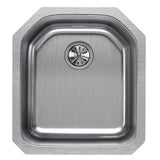 18 Gauge Stainless Steel 18.5'' x 20.5'' x 9.5'' Single Bowl Undermount Kitchen Sink
