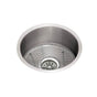 Elkay - 18 Gauge Stainless Steel 18.375'' x 18.375'' x 8'' Single Bowl Undermount Kitchen Sink Kit - Lustrous Satin