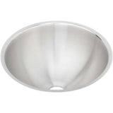 Elkay - 18 Gauge Stainless Steel 18.375'' x 18.375'' x 8'' Single Bowl Undermount Bathroom Sink - Lustrous Satin