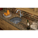 18 Gauge Stainless Steel 18.5'' x 20'' x 7.5'' Single Bowl Undermount Kitchen Sink Kit