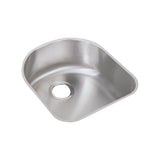 Elkay - 18 Gauge Stainless Steel 18.5'' x 20'' x 7.5'' Single Bowl Undermount Kitchen Sink - Lustrous Satin