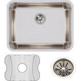 18 Gauge Stainless Steel 23.5'' x 18.25'' x 10'' Single Bowl Undermount Kitchen Sink Kit
