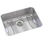 Elkay - 18 Gauge Stainless Steel 23.5'' x 18.25'' x 7.5'' Single Bowl Undermount Kitchen Sink Kit - Lustrous Satin