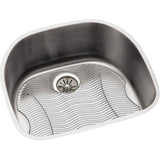 Elkay - 18 Gauge Stainless Steel 23.625'' x 21.25'' x 10'' Single Bowl Undermount Kitchen Sink Kit - Lustrous Satin