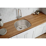 18 Gauge Stainless Steel 23.625'' x 21.25'' x 10'' Single Bowl Undermount Kitchen Sink