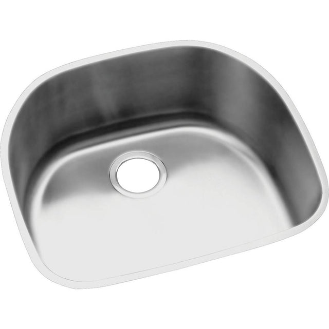 Elkay - 18 Gauge Stainless Steel 23.625'' x 21.25'' x 10'' Single Bowl Undermount Kitchen Sink - Lustrous Satin