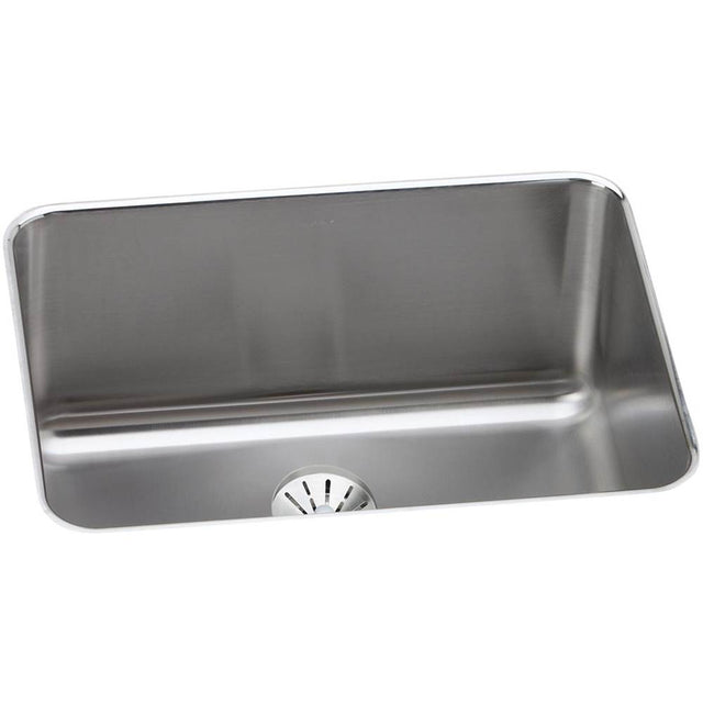 Elkay - 18 Gauge Stainless Steel 25.5'' x 19.25'' x 10'' Single Bowl Undermount Kitchen Sink Kit - Lustrous Satin