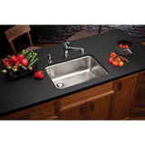 18 Gauge Stainless Steel 25.5'' x 19.25'' x 8'' Single Bowl Undermount Kitchen Sink